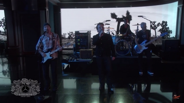 U2의 공연 모습. ⓒ유튜브 동영상 캡쳐