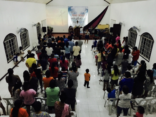 필리핀 까비테에 위치한 다섯 번째 개척교회