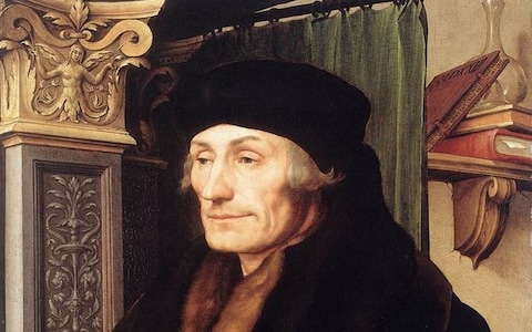 ▲16세기 초 유럽 최고의 인문주의자 데시데리우스 에라스무스. 루터의 개혁 의도에 공감하면서도 개혁의 구체적 방법에 대해서는 견해를 달리했다