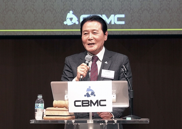 이승율 한국CBMC 신임 중앙회장은 이날 “CBMC 사역의 블루오션을 발견하는데 신명을 바치겠다”고 포부를 밝혔다. ⓒ한국CBMC 중앙회