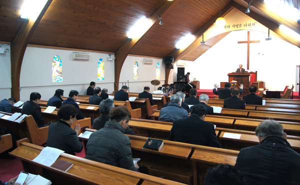 뉴욕교협 45회기 제2차 임실행위원회가 20일 새가나안교회에서 진행되고 있다.