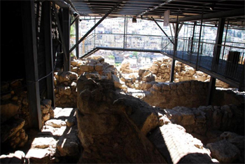 2005년 발굴된 다윗 성. 