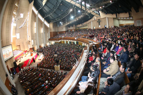 중국 최대의 교회인 항주기독교회숭일당
