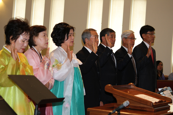 타코마 삼일교회 창립 20주년 기념 임직예배