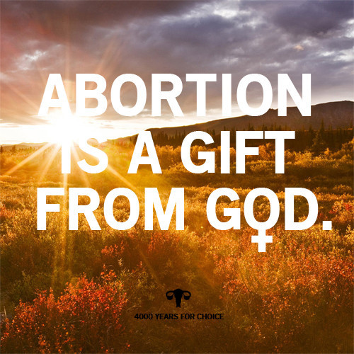 낙태는 하나님의 선물
