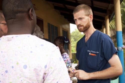 라이베리아에서 의료봉사 중 에볼라 바이러스에 감염된 켄트 브랜틀리 선교사. ⓒ사마리아인의지갑.