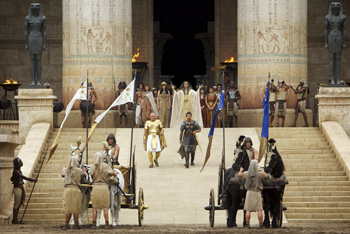 ▲<엑소더스: 신들과 왕들>은 이집트 람세스 시절의 모습을 잘 재현해 냈다. ⓒ영화사 제공