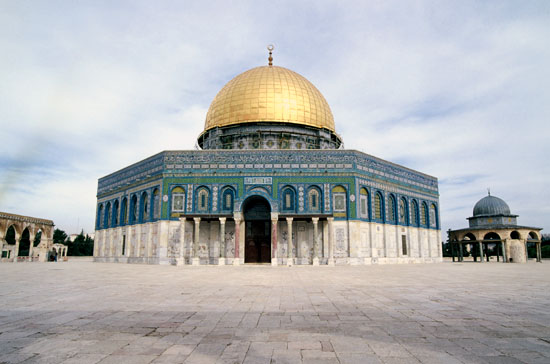 예루살렘에 있는 황금돔 이슬람 사원  ©FIM국제선교회