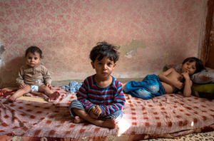 시리아 난민 어린이들의 모습. ⓒ월드비전 제공