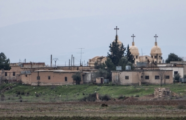 시리아의 아부 티나 소재 아시리아 기독교 공동체의 모습.