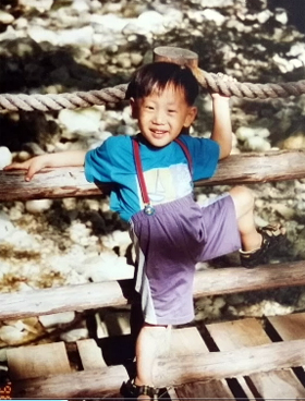 김수석 선교사의 어린 시절 모습. ⓒ추모 영상 캡쳐
