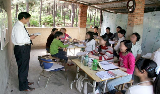 성경훈련을 받고 있는 중국인들