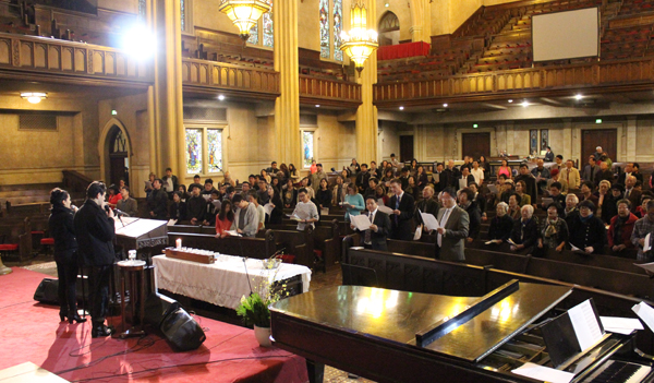 임마누엘장로교회와 갈보리믿음교회가 1월 31일 주일 연합예배를 드렸다. 