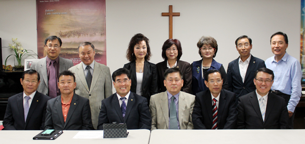 평화통일염원기도회를 알리는 기자 간담회가 22일 효사랑선교회에서 열렸다. 