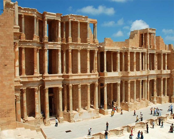 리비아의 고대 극장 건물. ⓒ오픈도어선교회