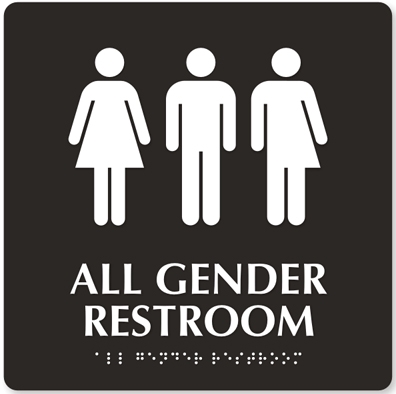 ▲모든 성별(?)을 위한 화장실 표지 ©자료사진